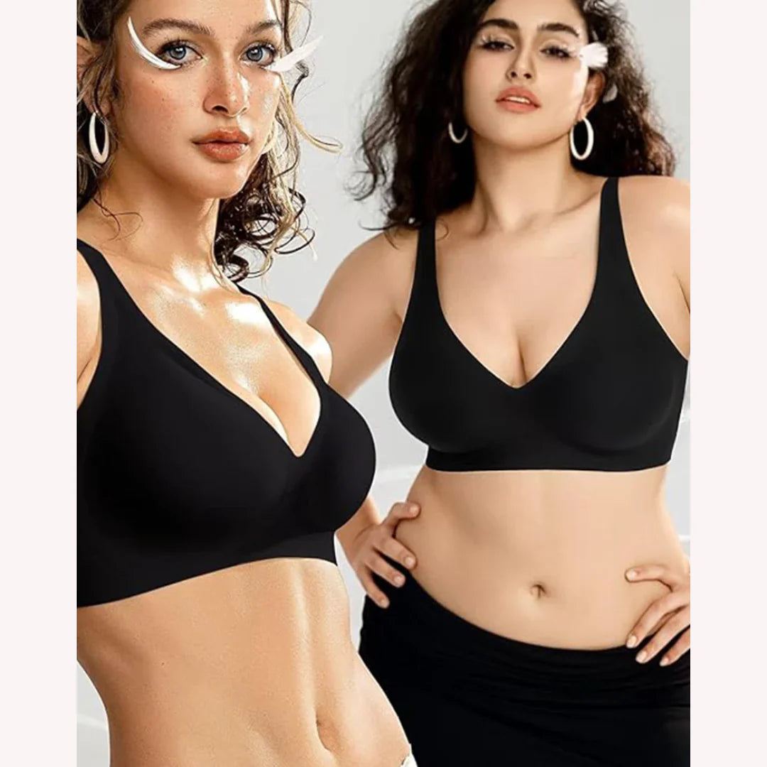 Jelly-V Wireless Push Up bra