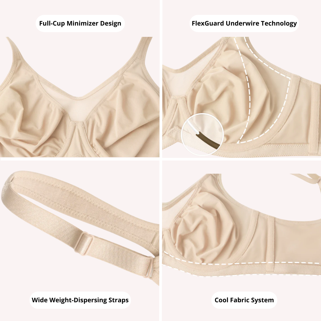 Jelly Cooling Minimizer Bra
