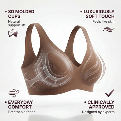 Jelly Deep-V Wireless Push Up Bra